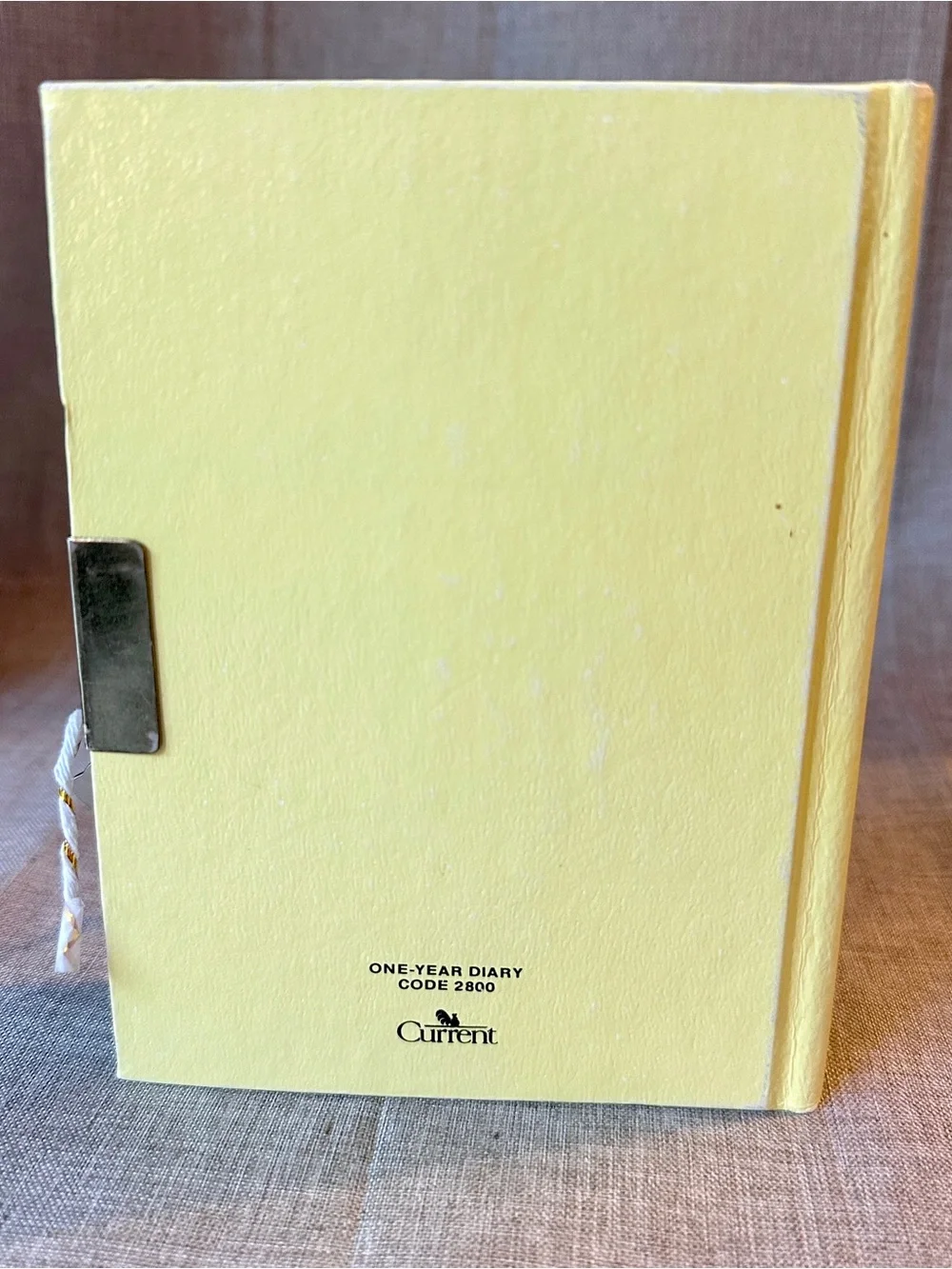 Vintage One Year Diary 1970’s Lock With Key Journal Cottagecore Empty